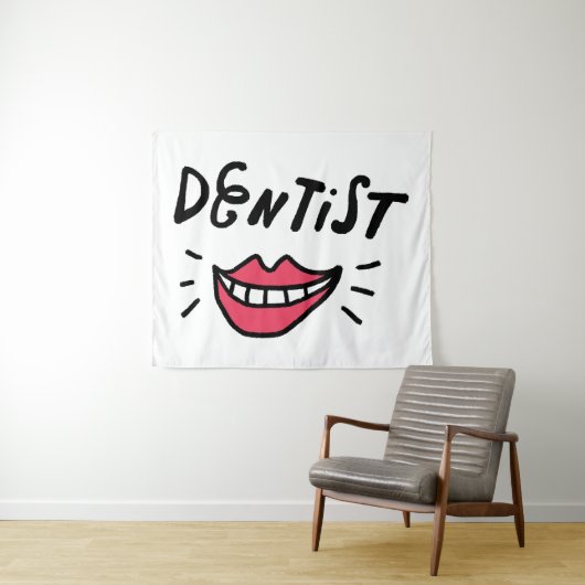 Dentist Smile Wandkleed (In Situ (horizontaal))