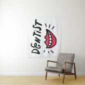 Dentist Smile Wandkleed (In situ)