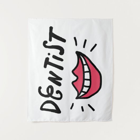 Dentist Smile Wandkleed (Voorkant)