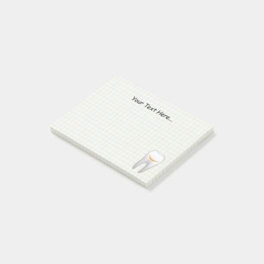 Dentist Smiling Tooth Dental Office Post-it® Notes (Schuin)