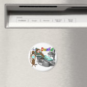 Dentist Sock Monkey-cadeautjes—uniek Magneet (Insitu (Vaatwasser))