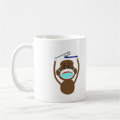 Dentist Sock Monkey-Shirten en Gifts-Schattig Koffiemok (Links)