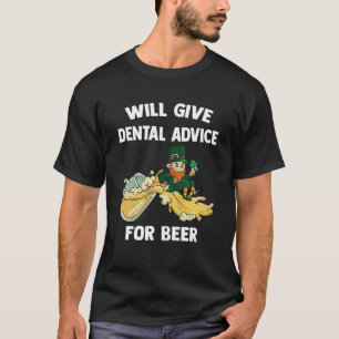 Dentist St Patrick Day zal tandheelkundig advies g T-shirt