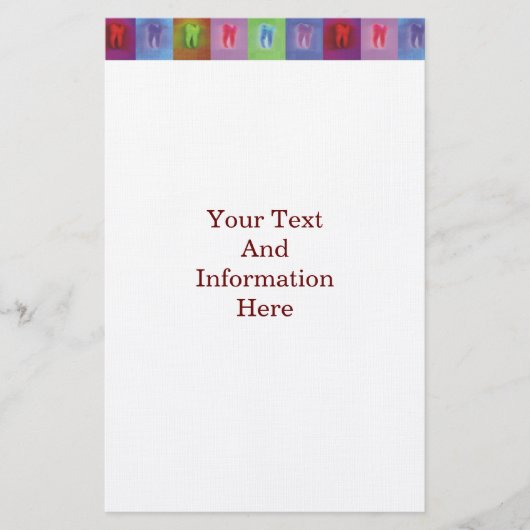 Dentist Stationery Briefpapier (Voorkant)