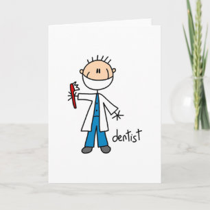 Dentist Stick Figuur Kaart