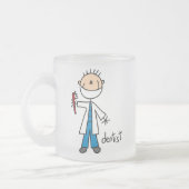Dentist Stick Figuur Matglas Koffiemok (Links)