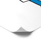 Dentist Stick Figuur Poster (Hoek)