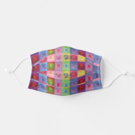 Dentist Stoffen Mondkapje