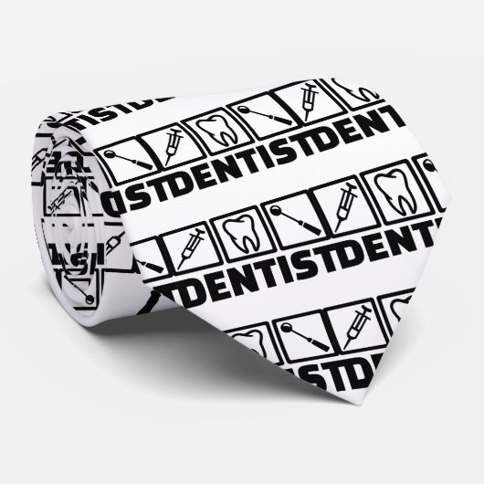 Dentist Stropdas (Opgerold)
