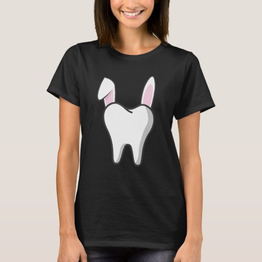 Dentist Student Bunny Teeth Graphic Dental Surgeon T-shirt (Voorkant)