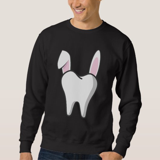 Dentist Student Bunny Teeth Graphic Dental Surgeon Trui (Voorkant)