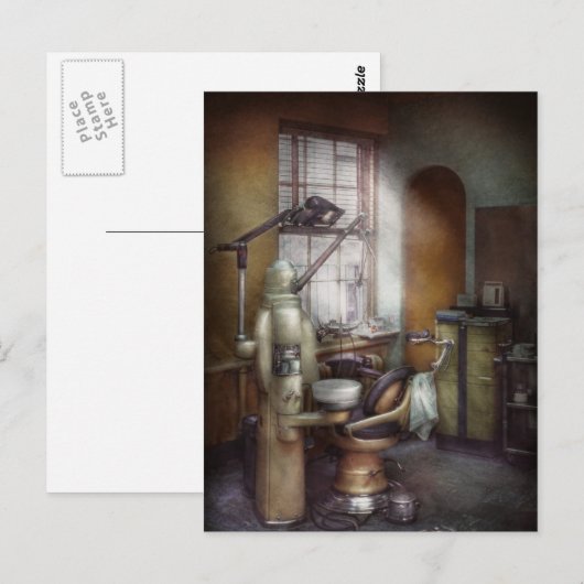 Dentist - Tandheelkundig kantoor ongeveer 1940 Briefkaart (Voorkant / Achterkant)