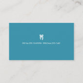 Dentist | Tandheelkundig liner Visitekaartje (Achterkant)