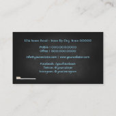 Dentist, tandheelkundig visitekaartje (Achterkant)