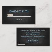 Dentist, tandheelkundig visitekaartje (Voorkant / Achterkant)