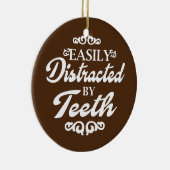 Dentist tandheelkundige assistent-student gemakkel keramisch ornament (Rechts)