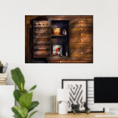 Dentist - tandheelkundige bloedstolsels poster (Thuiskantoor)