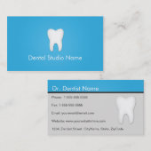Dentist/tandheelkundige Studio-Visitekaartjes in b Visitekaartje (Voorkant / Achterkant)