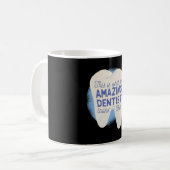 Dentist Teeth Dental Doctor Tooth Gift Koffiemok (Voorkant links)