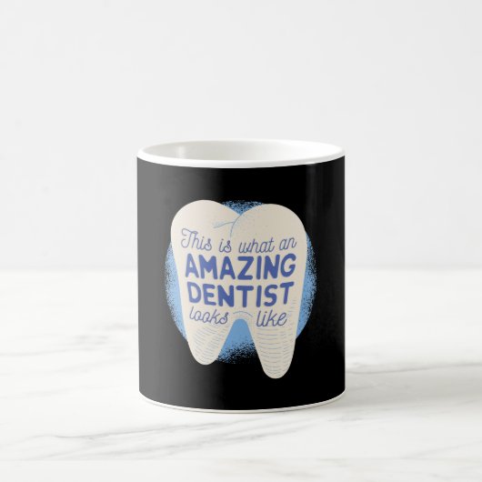 Dentist Teeth Dental Doctor Tooth Gift Koffiemok (Center)