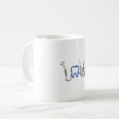 Dentist Teeth Dental Love Tooth Love Funny Gift Koffiemok (Voorkant links)