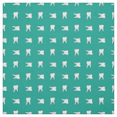 Dentist Teeth Orthodontist Pattern Stof (Swatch)
