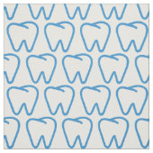Dentist Teeth Orthodontist Pattern Stof (Swatch)