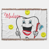 Dentist Throw Blanket Deken (Voorkant)
