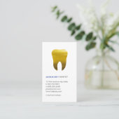 Dentist Tools | Gold Tooth Visitekaartje (Staand voorkant)