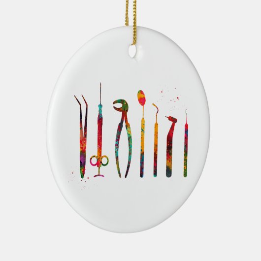 Dentist Tools Keramisch Ornament (Rechts)