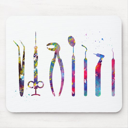 Dentist Tools Muismat (Voorkant)