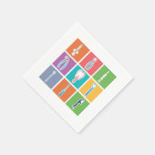 Dentist Tools Pop Art Dentistry Tooth Doctor Teeth Servet (Hoek)