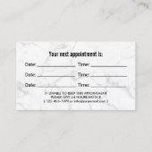 Dentist Tooth Logo Dental Office Appointment Afsprakenkaartje (Achterkant)