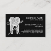 Dentist Tooth Logo Dental Office Appointment Afsprakenkaartje (Voorkant)
