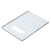 Dentist Tooth Pattern Dental Assistant Blue Notitieboek (Linkerzijde)