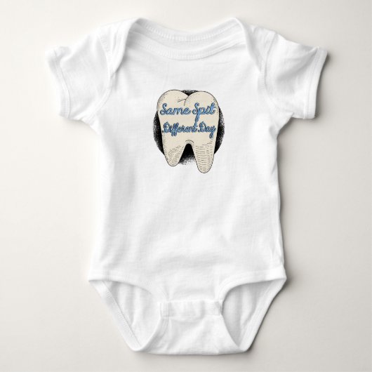 Dentist Tooth Profession Dental Technician Dental Romper (Voorkant)