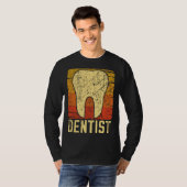 Dentist Tooth Retro Funny T-shirt (Voorkant volledig)