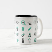 DENTIST TWEEKLEURIGE KOFFIEMOK (Voorkant rechts)