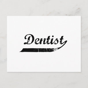 Dentist Typografie Briefkaart