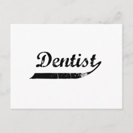 Dentist Typografie Briefkaart