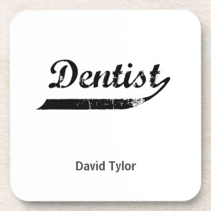 Dentist Typografie Drankjes Onderzetter