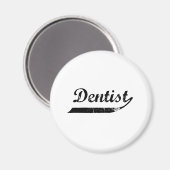Dentist Typografie Magneet (Voorkant / Achterkant)