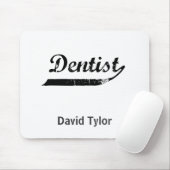 Dentist Typografie Muismat (Met muis)