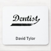 Dentist Typografie Muismat (Voorkant)
