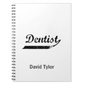 Dentist Typografie Notitieboek (Voorkant)