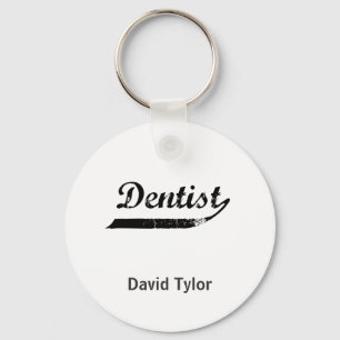 Dentist Typografie Sleutelhanger