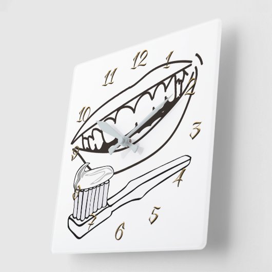 Dentist Vierkante Klok (Hoek)