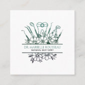 Dentist Vierkante Visitekaartje (Voorkant)