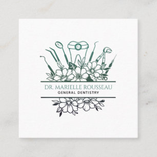 Dentist Vierkante Visitekaartje