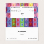 Dentist Visitekaartje (Buitenkant ongevouwen)